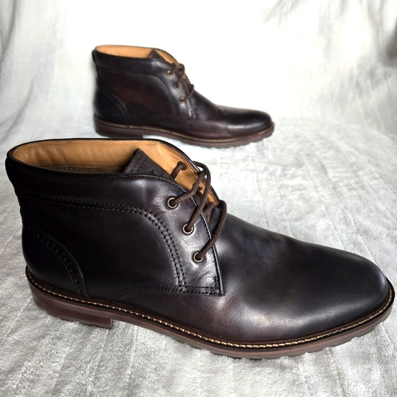 Florsheim Fenway Plain Toe Brown Chukka Boots 11929 Casual Dressy Shoes Sz 11 - Picture 4 of 9